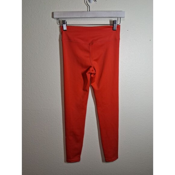 Nike Dri-Fit Leggings Yoga Gym Athletic Workout Neon Orange Women's Size Medium - Picture 3 of 5